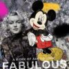 Pop art artwork Marylin Monroe &amp; Mickey Mouse