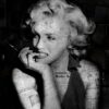 Schwarz-Weiß-Porträt von Marilyn Monroe