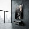 Wall art of artistic portrait