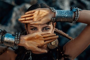 Tableau d'une belle femme