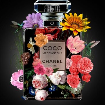 Artistieke foto art van parfum icoon