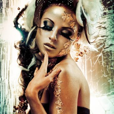 Artwork of a beautiful fantasy woman