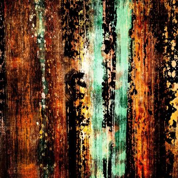Kleurrijk abstract schilderij