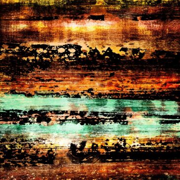 Kleurrijk abstract schilderij