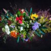 Plexiglasmalerei Blumen