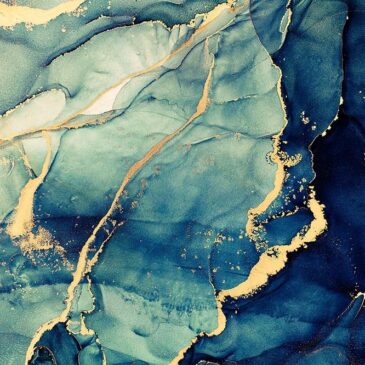 Abstracte muurkunst van marmer