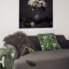 Bloemen wall art van witte appelbloesem