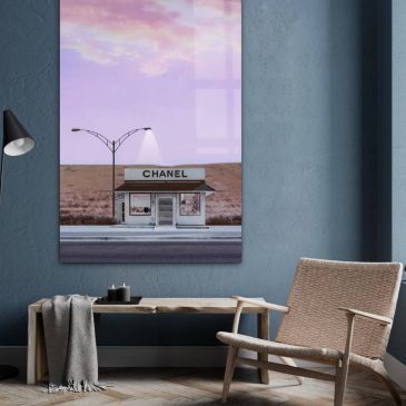 Fashion wall art from luxury perfume brand