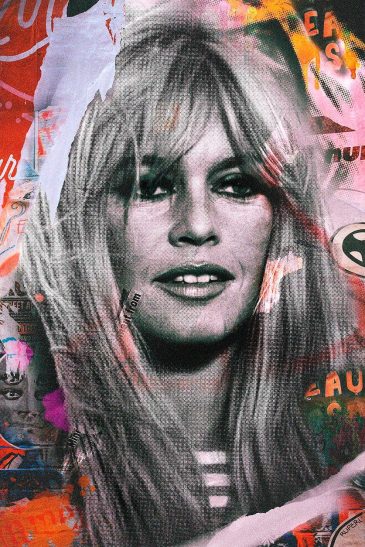 Photographie artistique de Brigitte Bardot