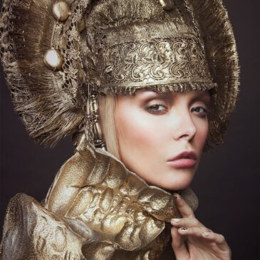 Künstlerisches Porträtfoto einer schönen Frau