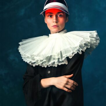 Artistiek portret als oude meester.