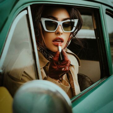 Dynasty Collection II retro portrait of a woman with vintage style