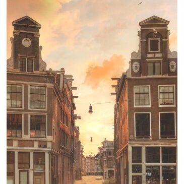 Artistiek fotokunstwerk van Amsterdam