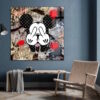 Pop art photo artwork featuring Mickey Mouse