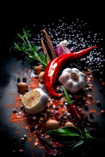 Tableau de la collection alimentaire