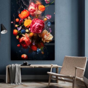 Une œuvre d'art photographique florale unique pour votre mur.