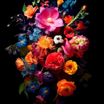 Stilleven van bloemen