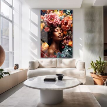 Portrait de femme pour le mur