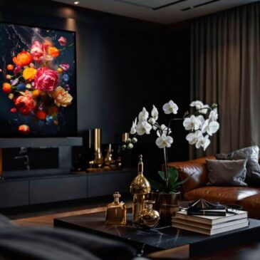 Une œuvre d'art photographique florale unique pour votre mur.