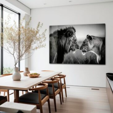 Lion wall art