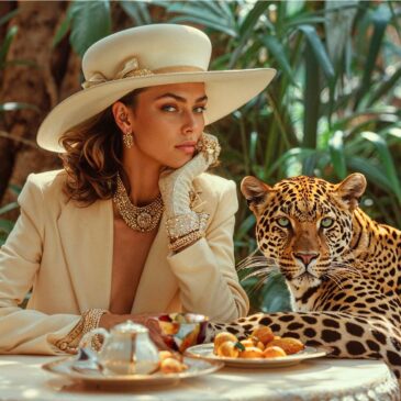 luxe glamour schilderij, Dynasty I