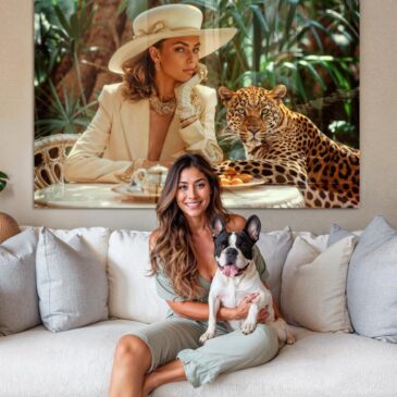 luxe glamour schilderij, Dynasty I