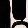 Abstract black and white artwork