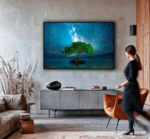 Pintura única de boom bajo las estrellas