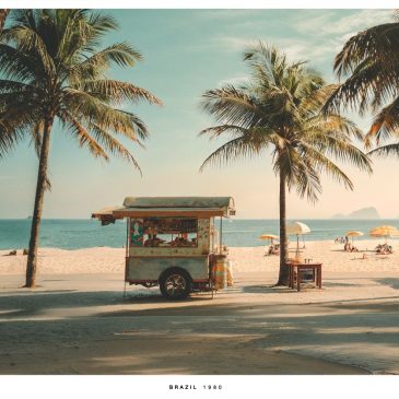 Foto de una playa tropical en Brasil