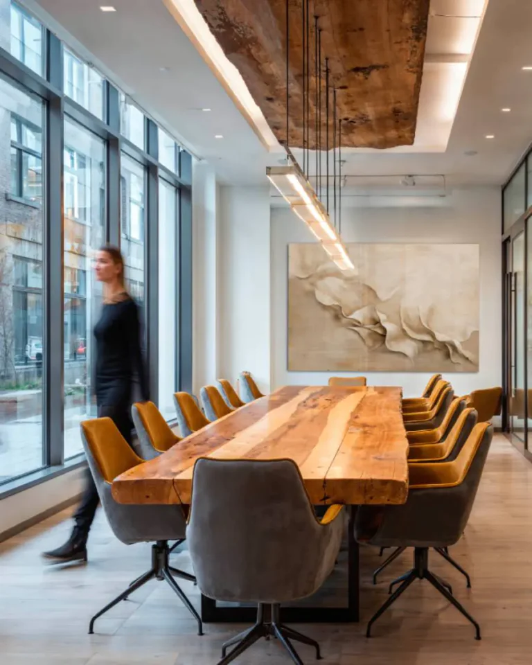 Acoustic art in the office | Sound-absorbing wall panels