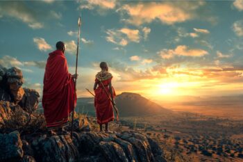 Foto de arte de pared africano