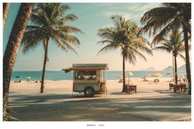 etro tropische strandfoto in Brazilië
