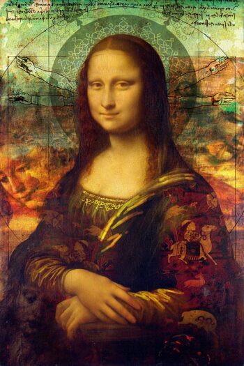 Arte de pared como viejos maestros