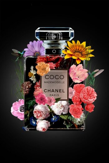 Arte de fotos artísticas del icono de parfum