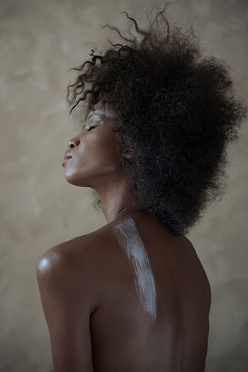 Arte de pared de la hermosa mujer africana